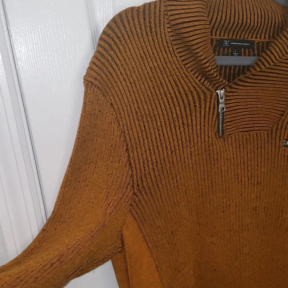 INC International Concepts Yellow & Black Sweater - Picture 6 of 14